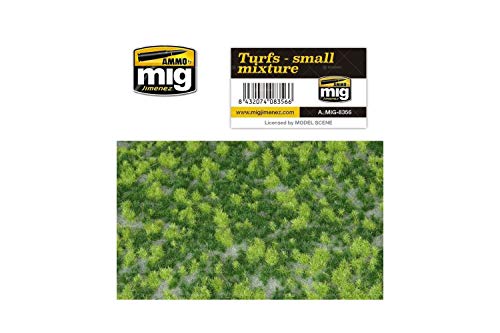 AMMO MIG-8356 Turfs-Small Mixture Grass Mats, Multicolour
