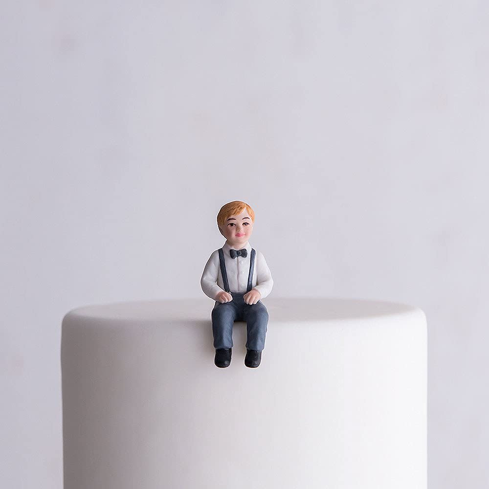 Weddingstar Inc. Tout-Petit garçon Porcelaine Figurine pour gâteau de Mariage