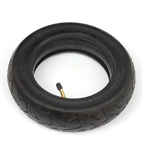 Wingsmoto Lot de 2 pneus + chambres à air 25,4 x 6,4 cm pour trottinette électrique intelligente auto-équilibrée adaptés pour moteur à essieu 36 V, 48 V, 400 W, 500 W et 800 W
