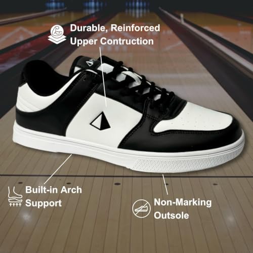 Image of Pyramid Men's Path Lite Seamless Mesh Bowling Shoes - Lightweight Seamless Design, Athletic Fit, Breathable Knit Upper, Universal Slide Soles