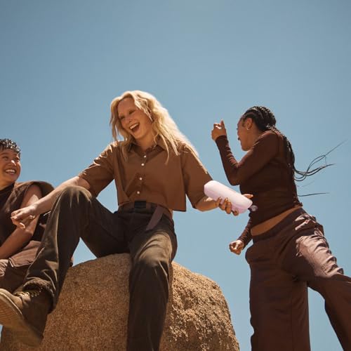 Image of Bose SoundLink Flex Portable Bluetooth Speaker (2nd Gen), Portable Outdoor Speaker with Hi-Fi Audio, Up to 12 Hours Battery Life, Waterproof and Dustproof, Petal Pink - Limited Edition Color