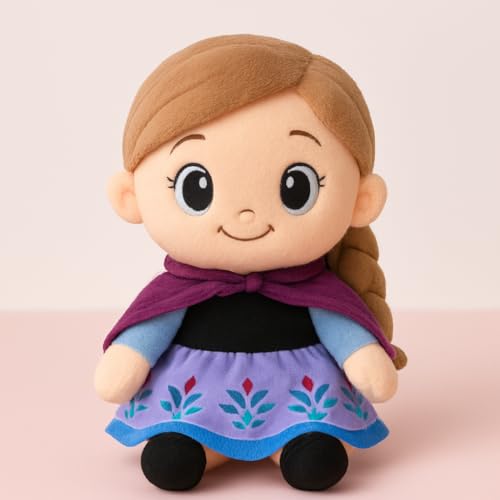 Image of Cute Plush Toy for Kids | | Soft Toys | Birthday Gift for Girls /Wife, Boyfriend /Husband, Soft Toys for Girls, Baby Toy (Random Color) Pack of 1 (Princess Girl Plush Doll Soft Toy (Rando))