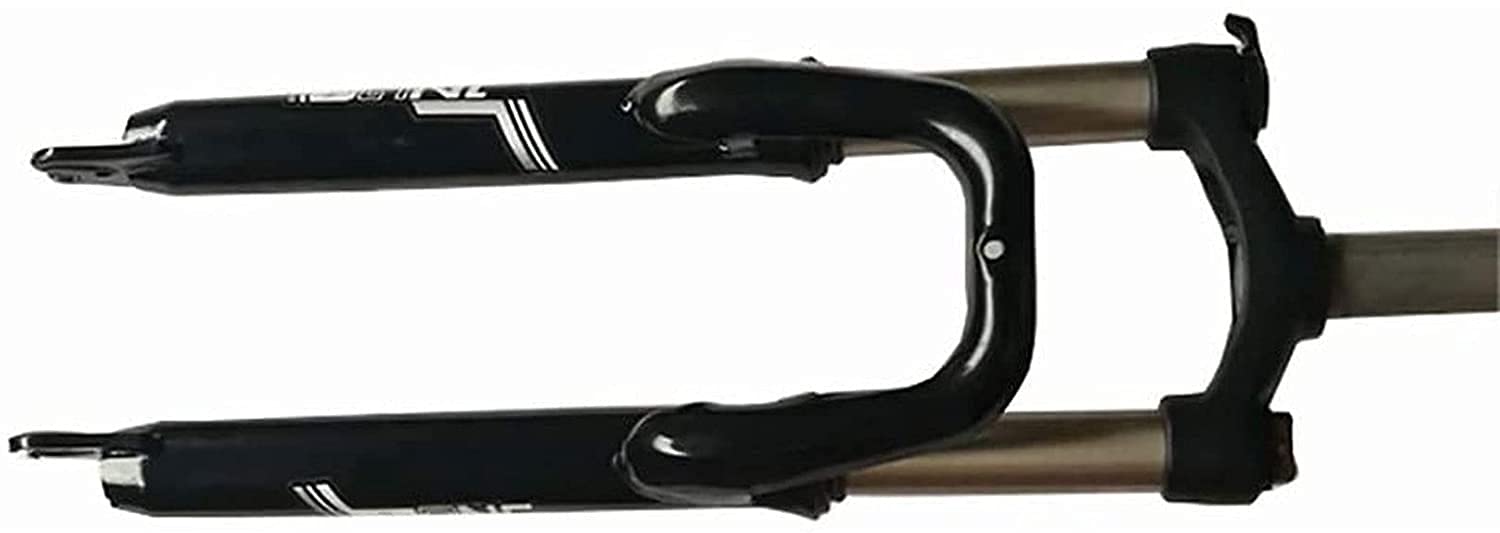Zawieszenie Rower MTB Widelec Przedni 26 Cal Lekki Rower Górski Widelce Amortyzator Odbicie Amortyzator Regulacja Prosta Rura Kontrola Podwójne Ramię Skok: 80 MM B, 26