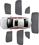 Coche Parasoles para Mercedes-Benz C-Class W204 2007-2014, Trasera Delanteras Y Laterales Ventanas Boquear Los Rayos UV Y El Calor