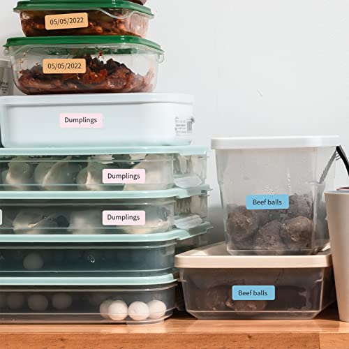 Homesen 5 pcs Rolo de Papel de Etiqueta Térmica para Q30 Label Maker Impressora Térmica Etiqueta Ade