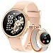 Smartwatch Damen Rund, 1.27" Smart Watch mit Telefonfunktion/Whatsapp,Uhren Damen mit Pulsuhr Schlafmonitor Schrittzähler Uhr,120+ Sportmodi 3ATM Wasserdicht,Fitnessuhr für Samsung iOS Android