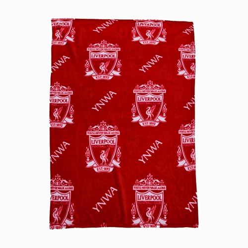 Liverpool FC YNWA Fleece Blanket Bedroom Sports Gift