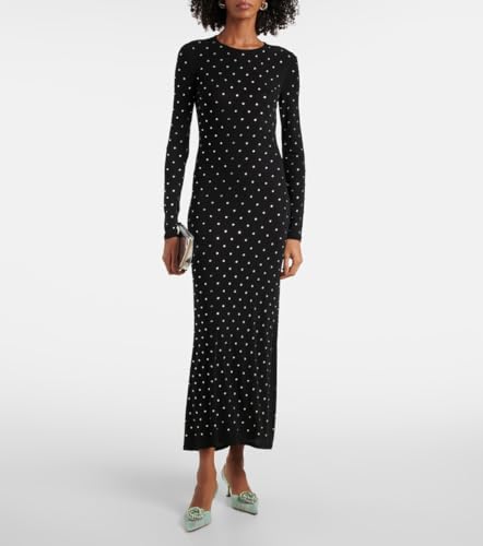 Women's Elegant Slingback Pumps Sparkly Rhinestone Embellished Tulle Sandals Pointed Toe Kitten High Heels for Wedding Party Prom Evening Shows4