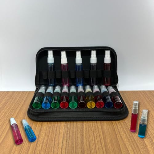 Estojo Mostruario de Decants Demostrador para Amostras de 32 Flaconetes Perfumes de 15 a 20ml