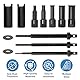 Infreecs 9-23mm Motorrad Lagerabzieher Innen, 12 Stück Innenlager Abzieher Set mit Box, Radlager Abzieher mit 5 Größen offene Clips, Innenabzieher Kugellager für Motorrädern Fahrrädern Lager Demontage