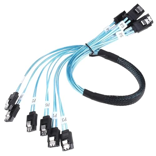 Cable SATA 1m 4 a 4 puertos 7 pin alto rendimiento miniatura 4