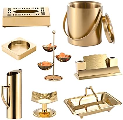 TEMKIN Bar Ktv Suministros de Mesa Juego Completo de Plato de Fruta Plato de refrigerio Dispensador de Vino Asiento Cubo de Hielo Acero Inoxidable TEMKIN Bar Ktv Suministros de Mesa Juego Completo de Plato de Fruta Plato de refrigerio Dispensador de Vino Asiento Cubo de Hielo Acero Inoxidable