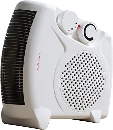 1Above Portable Flat/ Upright 2000W Electric Fan Heater with 2 Heat settings & Cool Function | Low Energy Usage | Perfect Electric Room Heater (1)
