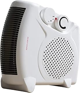 1Above Portable Flat/ Upright 2000W Electric Fan Heater with 2 Heat settings & Cool Function | Low Energy Usage | Perfect Electric Room Heater (1)