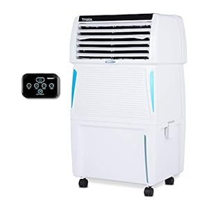 Symphony Touch 35 Personal Air Cooler For Home with Honeycomb Pads, Powerful Blower, i-Pure Technology, Digital…