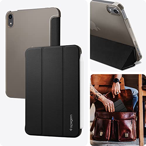 Image of Spigen for iPad mini 7 Case A17 Pro (2024), 8.3 Inch Liquid Air Folio iPad mini 7th /6th Generation Case (2024 /2021), Black