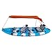 Kayak Sun Shade Canopy, Oxford Fabric Foldable Kayak Sun Shade Easy to Install Portable Kayak Sunshade Awning for Boat Canoe (Orange)