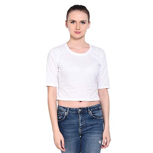 Image of Geum Women's Cotton Round Neck Half Sleeve Top