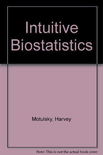 Intuitive Biostatistics 0195086066 Book Cover