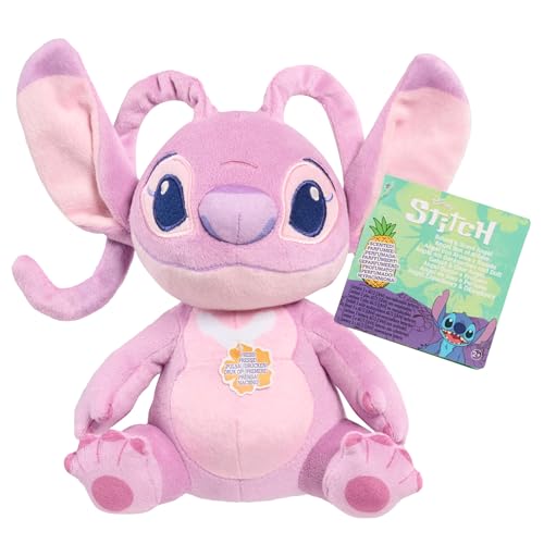 Just Play Disney Stitch Sound and Scent Small Plush - Angel, Kids Toys for Ages 2 Up