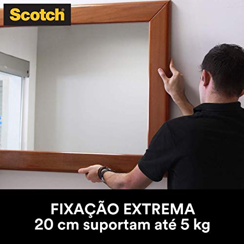 Scotch, 3M, Fixa Forte, Fita Dupla Face, Fixação Extrema, 24mm x 2m 4 Scotch, 3M, Fixa Forte, Fita Dupla Face, Fixação Extrema, 24mm x 2m - Imagem 4