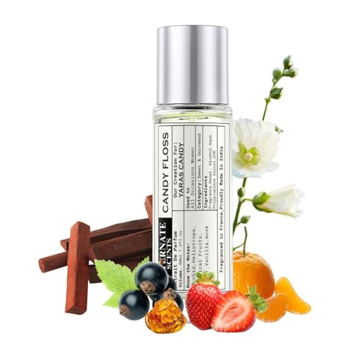 Image of Alternate Scents CANDY FLOSS 40ml Long Lasting Perfume For Women |Strong&Long Lasting with 30% Oil Concentration|Sweet Fruity Gourmand|Fragrance From France |Made In India|