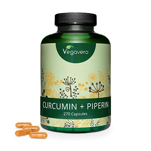 Curcumina 1140mg + Piperina 28,5mg Vegavero® | TRIPLE DE CÁPSULAS: 270 | Extracto Estandarizado al 95% | Sin Aditivos | Antiinflamatorio + Articulaciones + Digestión + Metabolismo | Turmeric
