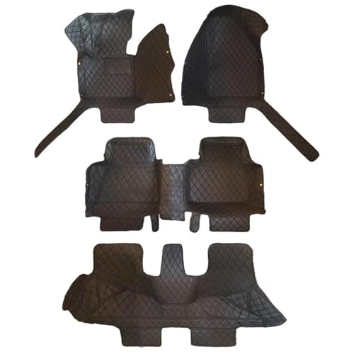 Tapis de sol voiture haut de gamme pour intérieur Lexus LM 2020 7 places LHD