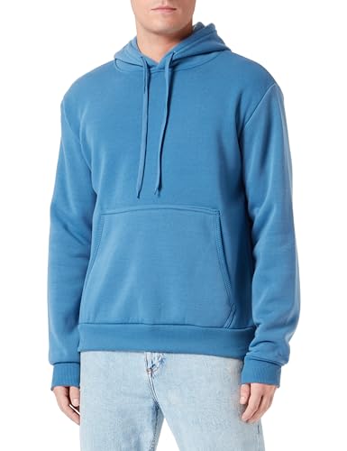 Pull en tricot pour homme KLEKO denim S | Sweat à capuche stretch