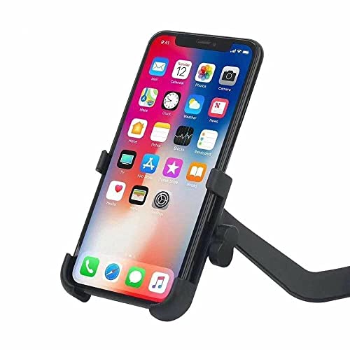 Image of DCZ Full Metal Body Bike & Scooty360 Degree Rotating Mobile Holder Stand for Bike, Scooty,Bicycle | Anti-Vibration /Shake Pads | Mobiles Size Upto 6.5 inch Inch - Random Colors (Anti Vibration)
