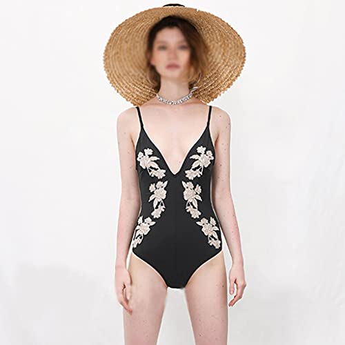 Maillot de bain une pièce CLSDRZC bikini de vacances col V profond