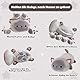 SQEQE Siamese Cat Plushies Stuffed Animals with 4 Babies, Cute Siamese Cat Plush Pillow Soft Toy Birthday Gifts for Girls Boys