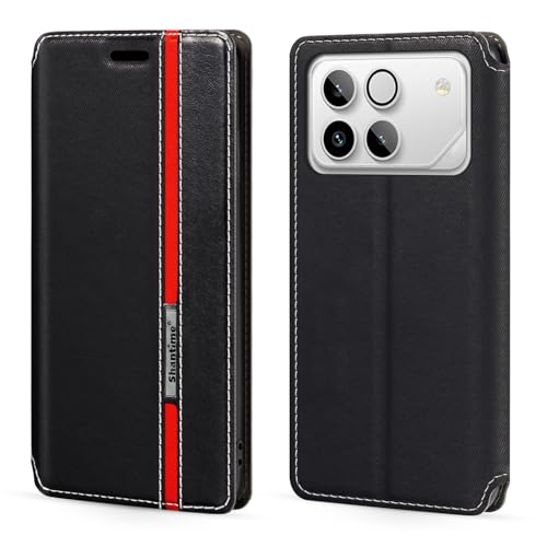 Shantime �N���V�b�N�X�g���C�v���U�[���P�[�X Huawei Honor Win 5G �Ƃ̌݊������� �B���}�O�l�b�g �J�[�h���[ �R���g���X�g�z�F�f�U�C��(�u���b�N)