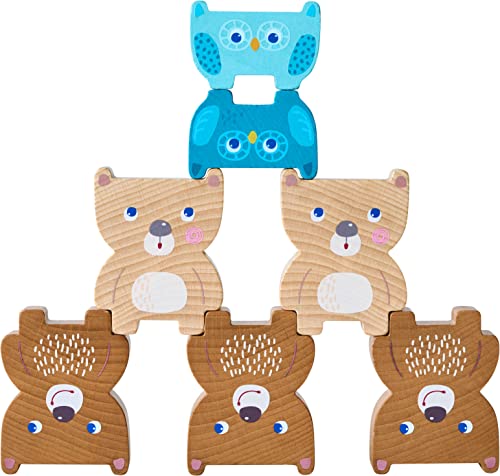 Haba Forest Friends Chunky Wooden Stacking Toy (Made In Germany) #TOP3