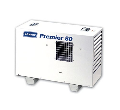LB White Premier 80 DF Dual Fuel Ductable Tent/Construction Heater, Natural Gas Or Propane 80,000 BTU/HR Output