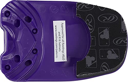 Extension de casque R16 Rawlings reverse gaucher baseball violet mat