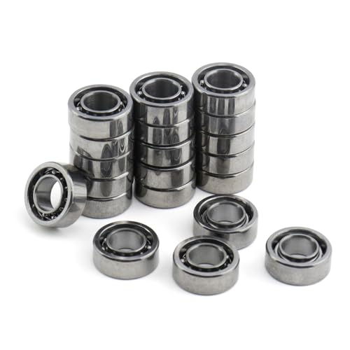 Image of Antrader Chrome Steel R188 Fidget Spinner Bearing High Speed Deep Groove Ball Bearing 6.35 x 12.7 x 4.762mm Pack of 20