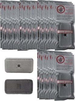 40 Gram Silica Gel Desiccant Dehumidifier 4x2x1/2, 48 pack