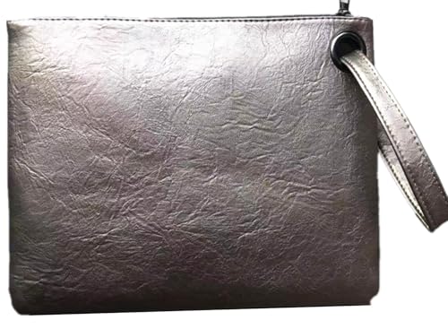 Image of DIHKLCIO Evening Bags Purse Envelop Clutch Chain Shoulder Womens Wristlet Handbag Foldover Pouch black