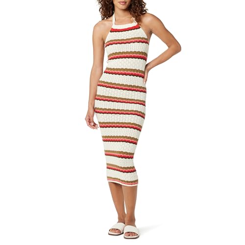 The Drop Women's Jayla Sleeveless Crochet Midi...