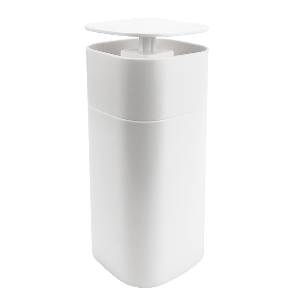 FERCAISH Push Down Liquid Dispenser, Hand Press Detergent Box Travel Cosmetics Dispenser Bottle - Lockable Pump Dispenser Bottle for Nail Polish Remover, Alcohol or Other Liquids