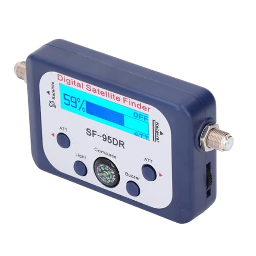 Localizador de Sinal de Satélite Digital Display Lcd Retroiluminado Portátil Localizador de Satélite