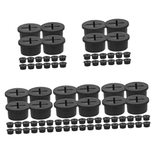 Cabilock Staubstopfen Runde Schreibtisch Kabelabdeckungen