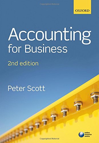 Accounting for Business by Peter Scott
