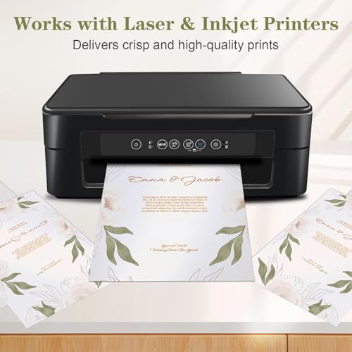 30 Blatt Weißes Schimmerndes Kartonpapier A4 250g/m², Dickes Papier zum Drucken für DIY Basteln,Einladungen,Urkunden, Strukturpapier bedruckbar,Fotokarton,Kartonpapier für Laserdrucker(210x297mm)