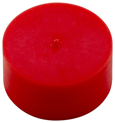 Image of Caplugs SC-773 SC Series - Plastic Sleeve Cap for Tube Ends, 300 Pack, Red LD-PE, 0.438 inch W x 0.22 inch L Threaded and Non-Threaded Tubing, Rods, Masking, Painting, Plating, Grit-blasting (Z773Q2)