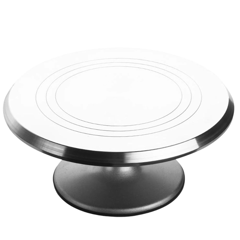 CTRLZS Aluminum Alloy High Body 10 Inch Cake Turntable, Piping Mounting Household Baking Tool