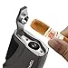 TOPKAY Torch Lighter, Cigar Lighter, Pipe Lighter, Adjustable Jet Flame Torch Lighter, Windproof Refillable Butane Gas Torch Lighter with Cigar Punch, Zinc Alloy Material (Sold Without Gas)