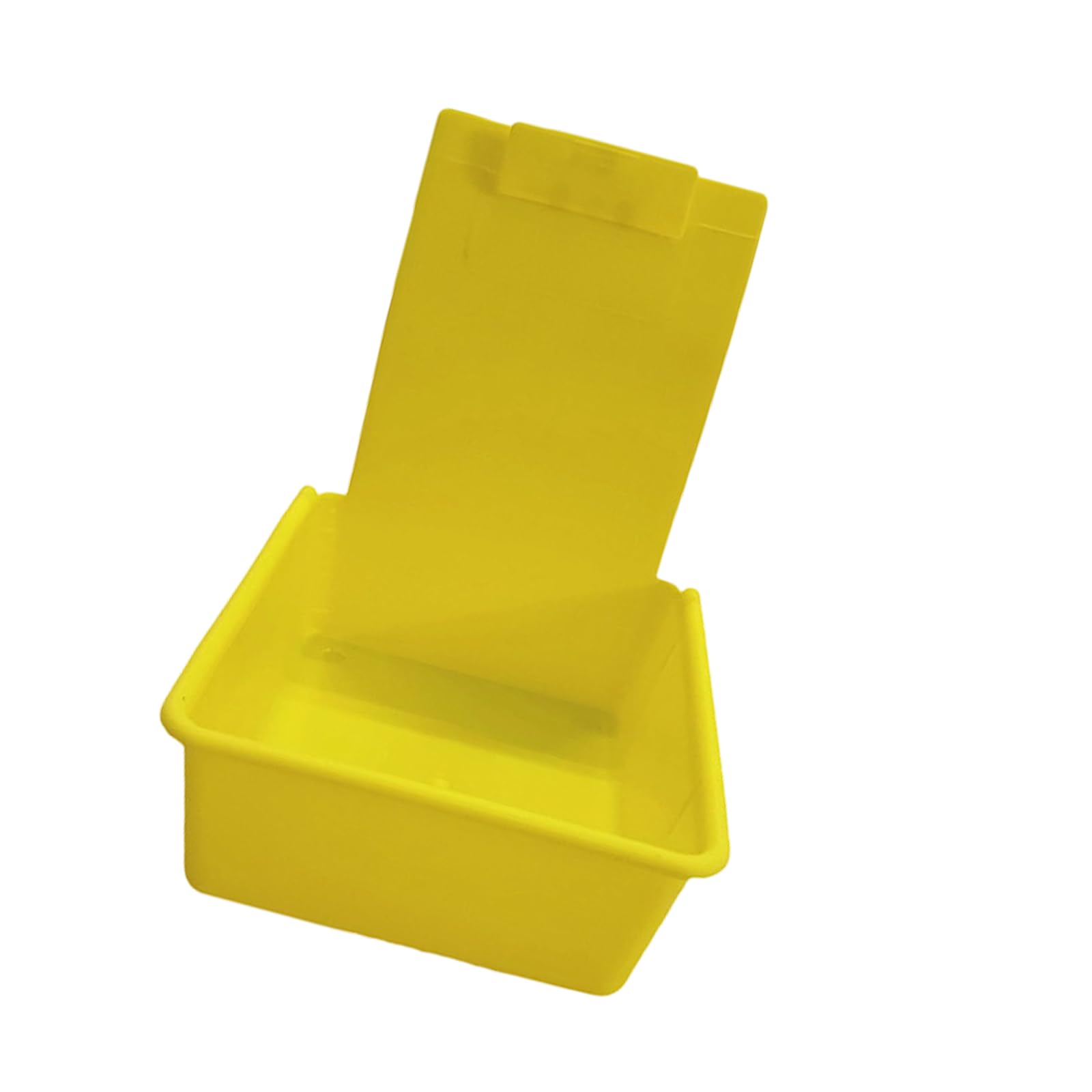Kaeltsyn Yellow Dentals Working Lab Pan Dentals Transport Case With Clip Work Tray For Denture And Model Storage Lab Work Case