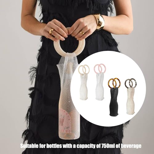 Bolsa de poliéster elegante Greabuy con patrón de diamantes 3